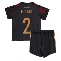 Dres Njemačka Antonio Rudiger #2 Gostujuci za djecu SP 2022 Kratak Rukav (+ kratke hlače)